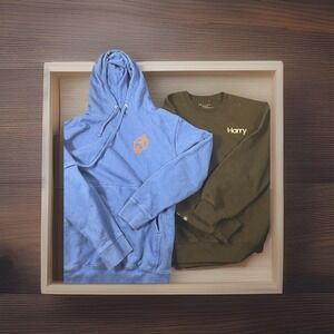 Lot Of 2! Harry Styles Love On Tour track list hoodie And Crewneck Both Size Sm